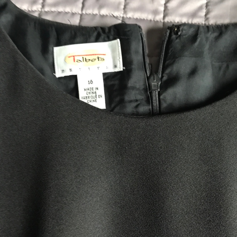 Classic black sleeveless dress